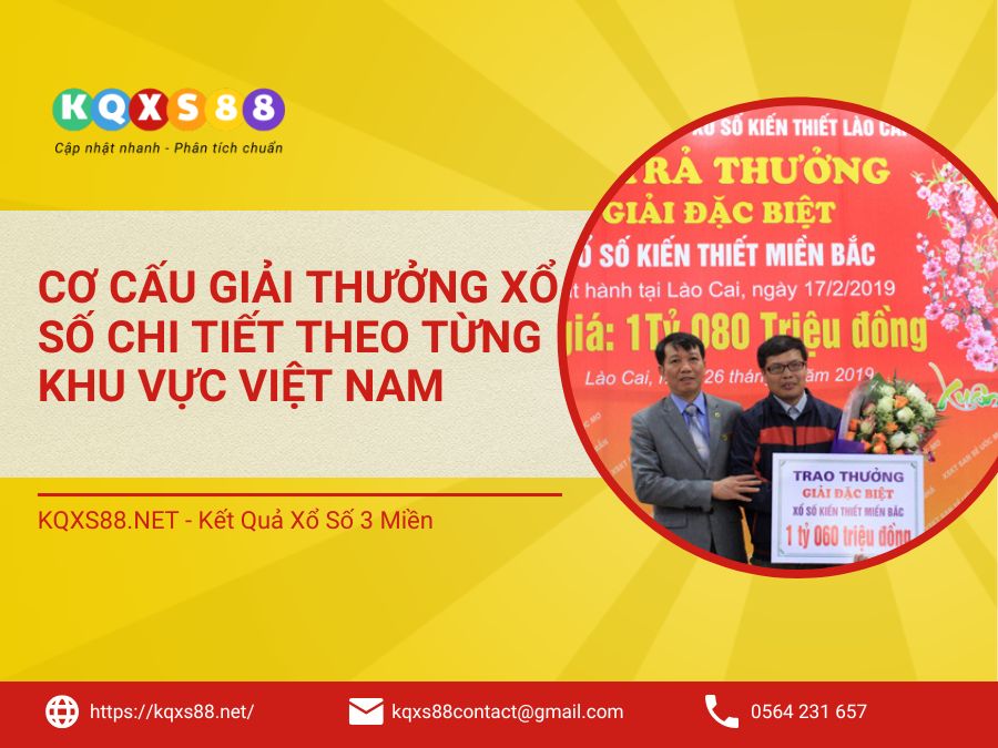 Cơ Cấu Giải Thưởng Xổ Số Miền Bắc, Trung, Nam Mới Nhất
