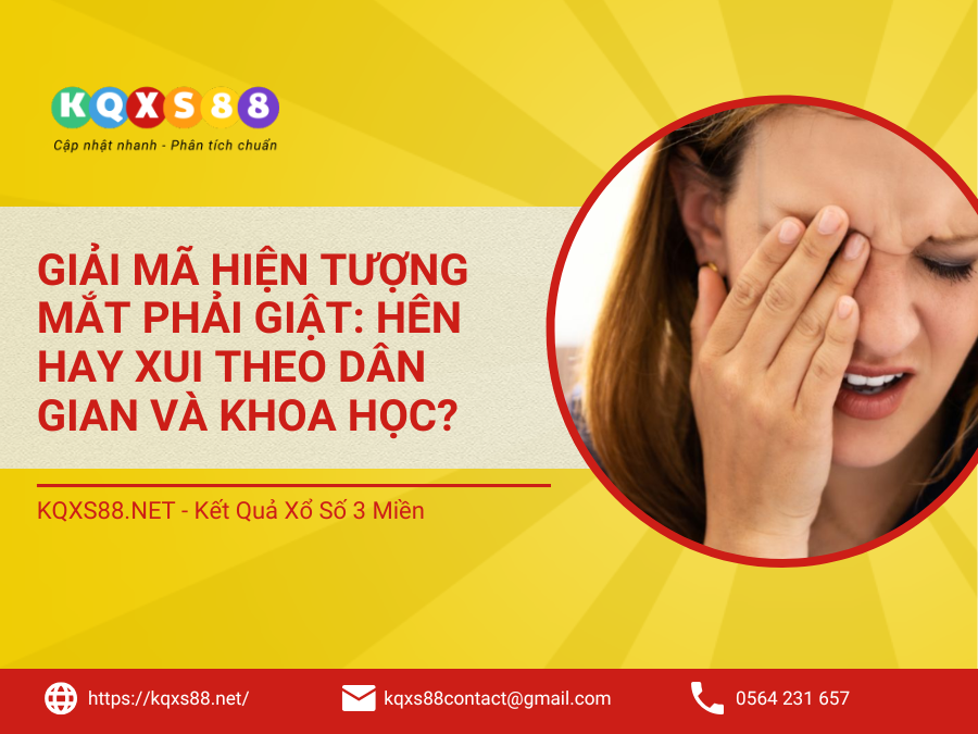 Giải Mã Hiện Tượng Mắt Phải Giật: Hên Hay Xui Theo Dân Gian