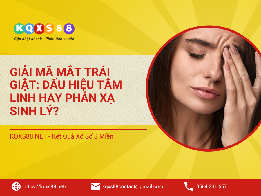 Giải Mã Mắt Trái Giật: Dấu Hiệu Tâm Linh Hay Phản Xạ Sinh Lý?